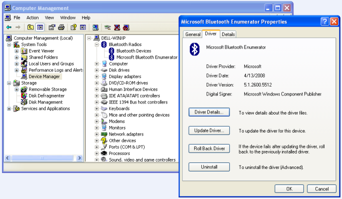 microsoft bluetooth enumerator driver download